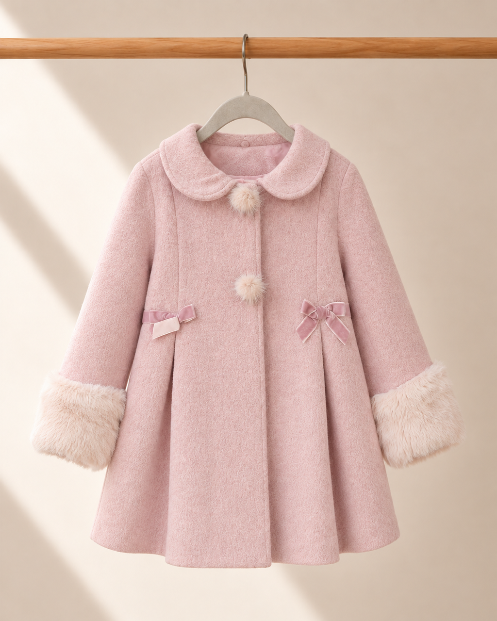 Abrigo infantil Cheek rosado | Talla 6