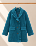 Abrigo de niña Cheek petróleo | Talla  8 a 9 años (130)