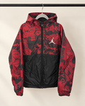 Cortaviento de niño Jordan negro con rojo | Talla 6–7 años