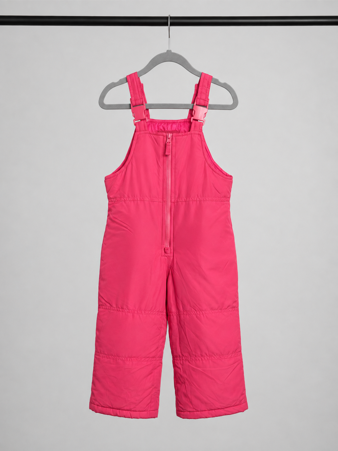 Jardinera de nieve London Fog rosada para niña | Talla 2