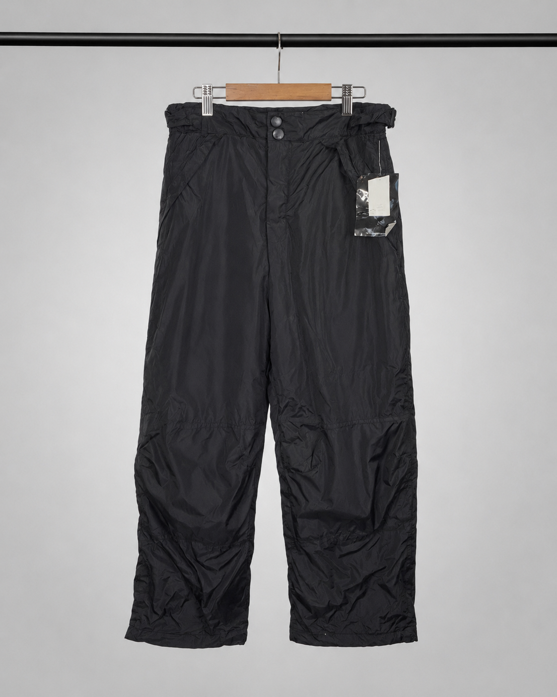 Pantalón de nieve London Fog negro infantil unisex | Talla 10-12