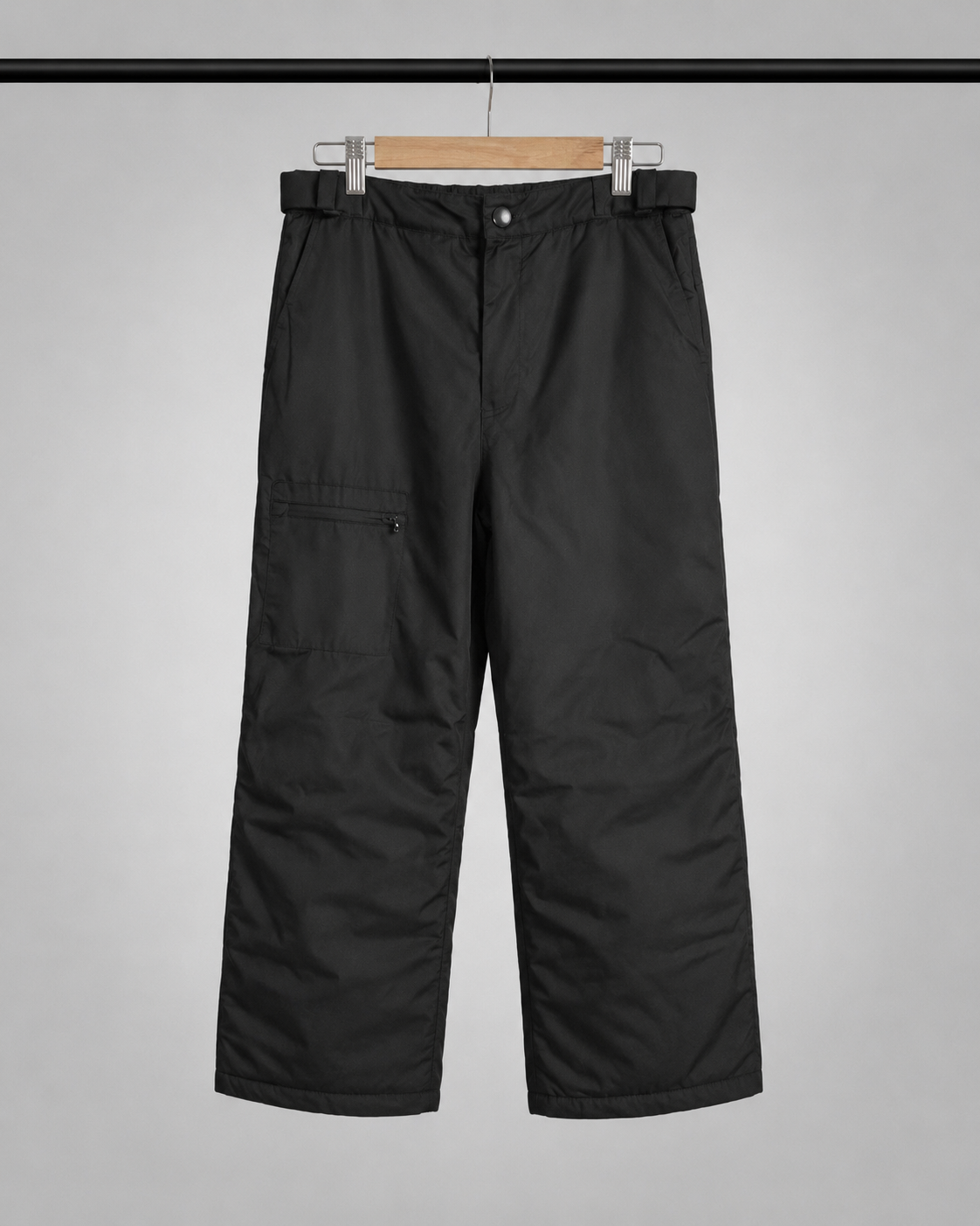 Pantalón de nieve Swiss Tech negro infantil unisex | Talla 10-12