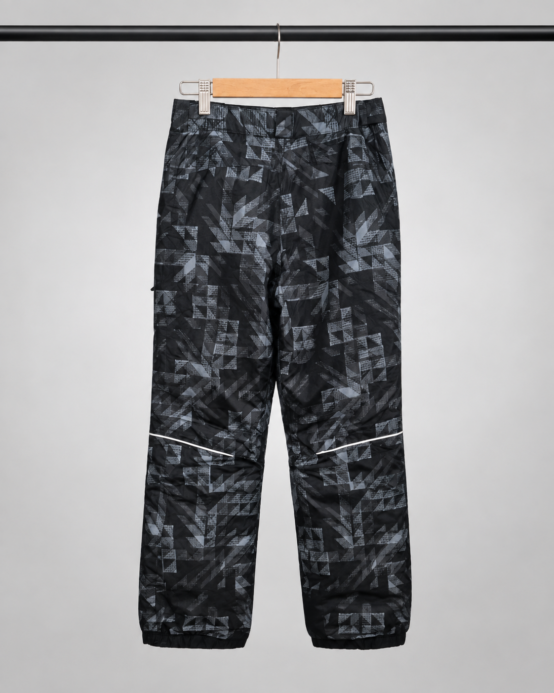 Pantalón de nieve Columbia negro/gris infantil | Talla L (14-16)