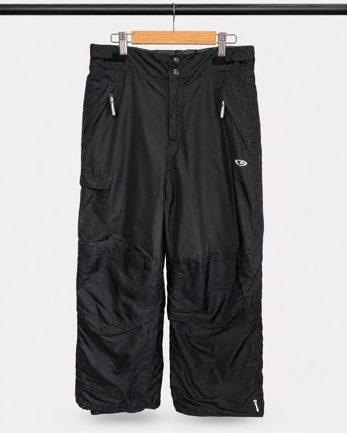 Pantalón de nieve Champion negro infantil unisex | Talla 12-14