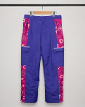 Pantalón de nieve L.L.Bean morado con flores para niña | Talla 18