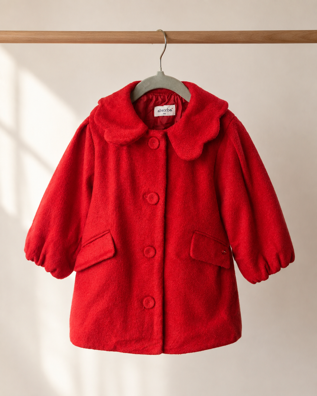 Abrigo Absorba rojo infantil | Talla 24 meses (100)