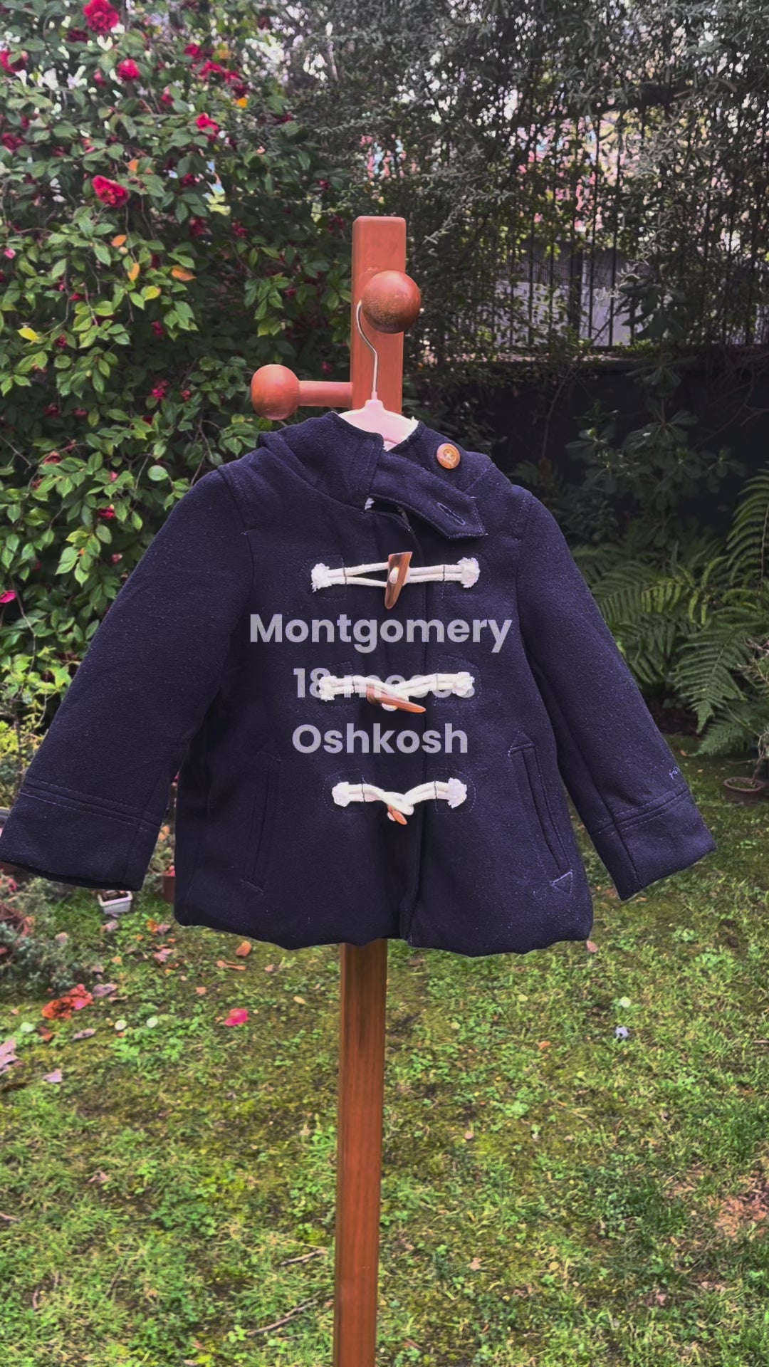 Montgomery infantil OshKosh azul marino | Talla 18 meses