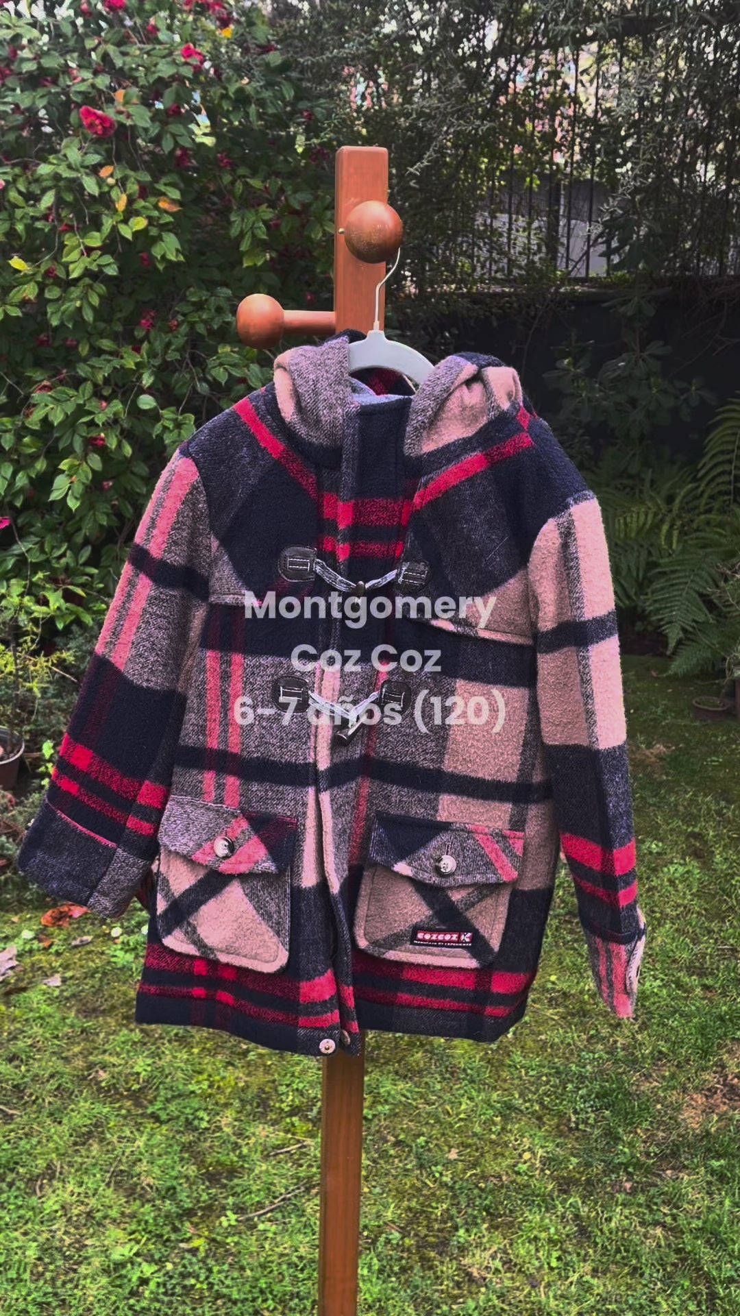 Montgomery infantil Coz Coz cuadrillé | Talla 6  (120)
