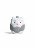 Máquina de sonidos relajantes Vamos Niños con forma de búho en color blanco y gris para ayudar a dormir al bebé