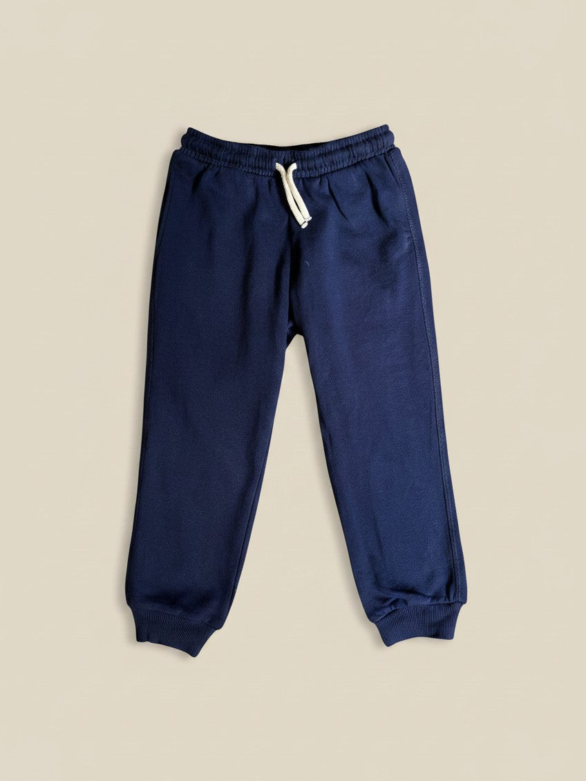 Pantalón de buzo azul marino Vamos Niños marca Lefties con cintura elástica y cordón ajustable para niños
